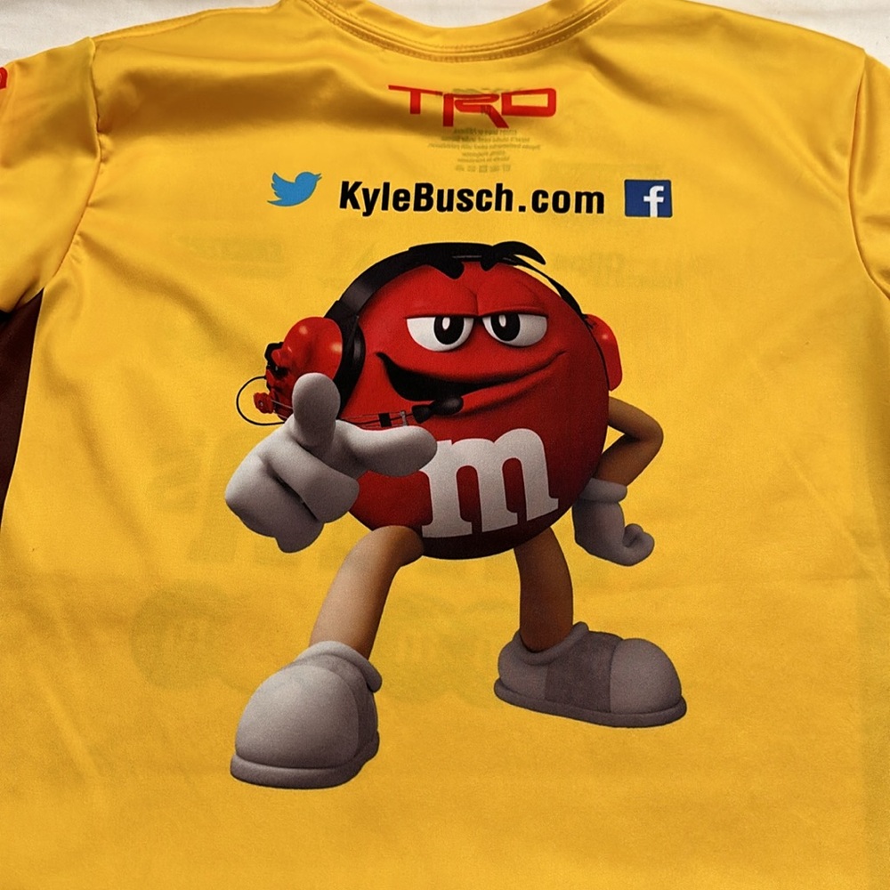 Kid’s NASCAR M&M Shirt - Size M - Picture 2 of 2